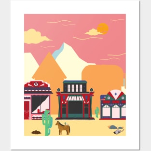 Desert land Posters and Art